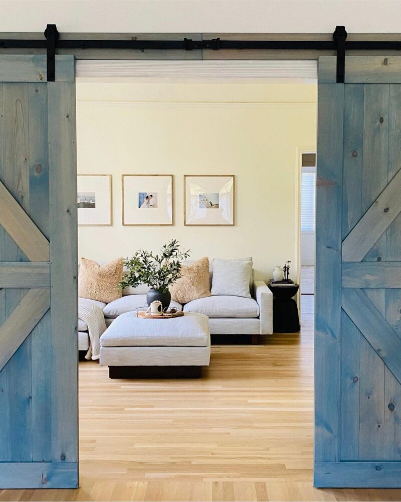 Cornerstone Doorworks — handcrafted wood sliding door
