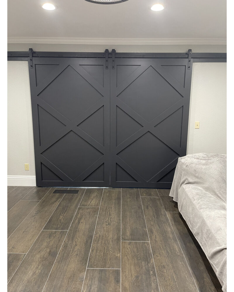 Cornerstone Doorworks — custom wood sliding door product photo
